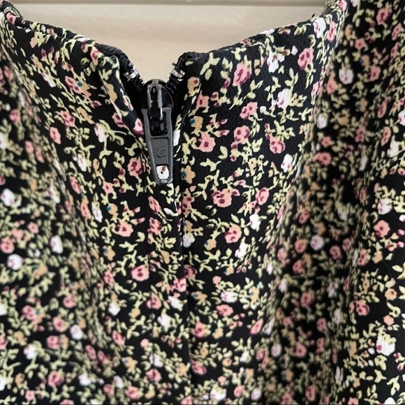 Thyme Maternity, Floral Print Halter Top Maternity Dress,Size S - Picture 6 of 9